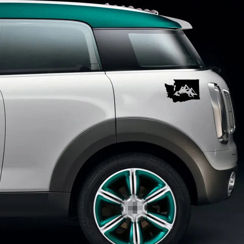 نوافذ السيارة وملصقات الفينيل مصدات ، مثيرة للاهتمام 4 × 4 ، 17 × 11 ، اكسسوارات سيارات الرباعي #4