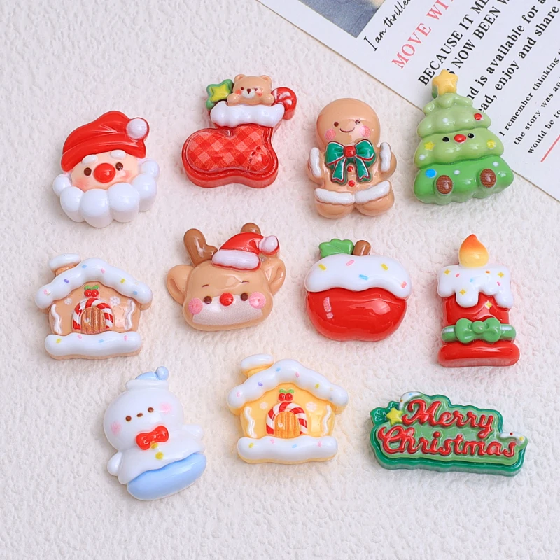 

MINISO Cute Christmas Snowman Cartoon Shoes Charms Diy Removable Christmas Shoe Accessories Buckle Garden Sandals Charms
