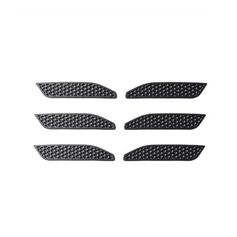 Stainless Steel Engine Hood Vents Grille Decoration Etching Sheet For 1/6 RC Crawler Car Axial SCX6 JEEP Upgrade Parts