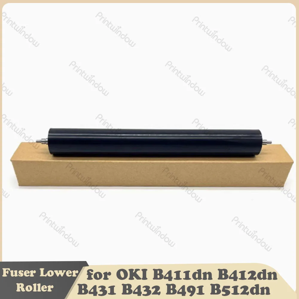 

Fuser Lower Roller for OKI B411dn B412dn B431 B432 B491 B512dn Pressure Roller Assembly