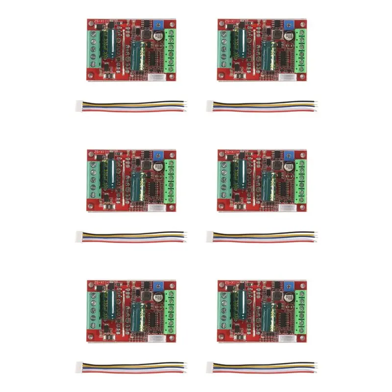 B29C-6X DC 6-60V 400W BLDC Three Phase DC Brushless Motor Controller PWM Hall Motor Control Driver Board 12V 24V 48V