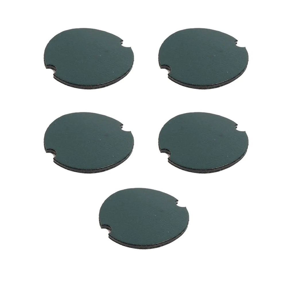

5PCS PU Rings Display Pads Multifunctional Round Earrings Display Rack Jewelry Packaging Organizer Earrings PU Card Holder