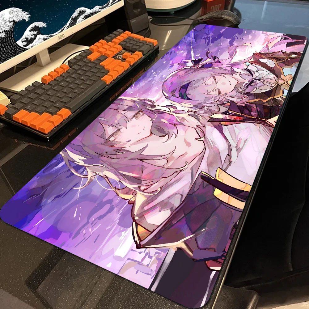 H-Honkai Star Rail Firefly Mousepad Large Computer Gaming Accessories MousePads Desk Mats Anti-slip Laptop Soft Mouse Pad