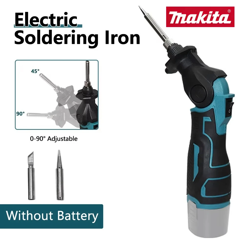 

Беспроводной электрический паяльник Makita, комплект для быстрого нагрева, перезаряжаемое беспроводное устройство для сварки сплавов, ремонтные инструменты для аккумуляторов 12В