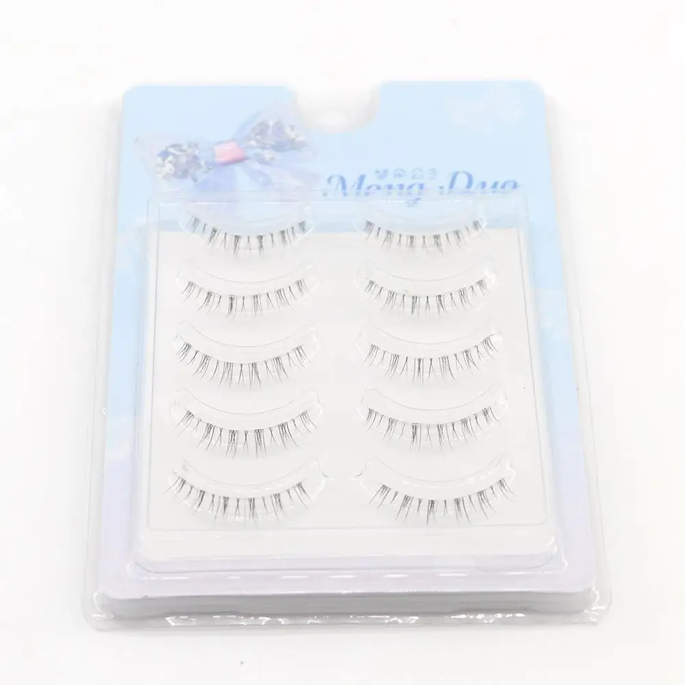 Manga Wispy Under Eye Lashes Fairy Full Strip Frauen Wimpernverlängerung Untere falsche Wimpern Make-up-Tool Untere Nerzwimpern