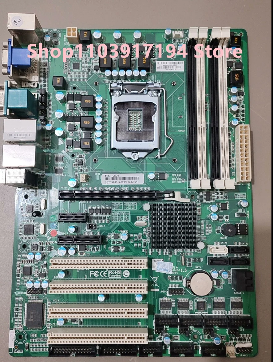 FOR Grantech BIB75AHB-02 LGA1155 Industrial motherboard 7COM 4PCI 2PCIE