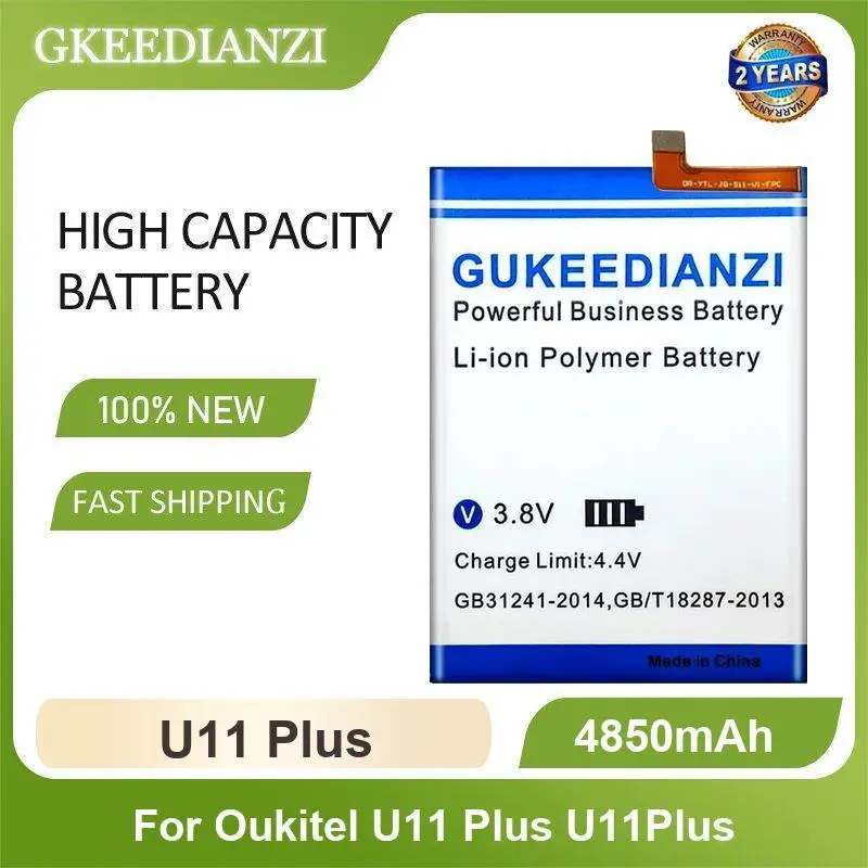 

U11 Plus Mobile Phone Battery For Oukitel U11 Plus U11Plus 4850mAh High Capacity