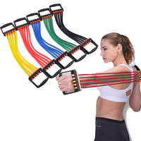 5 Latex Tube Tensioner Exercises Adjustable Fitness Pull Rope Tube Profession Resistance Chest Expander Strong Cable Band Puller