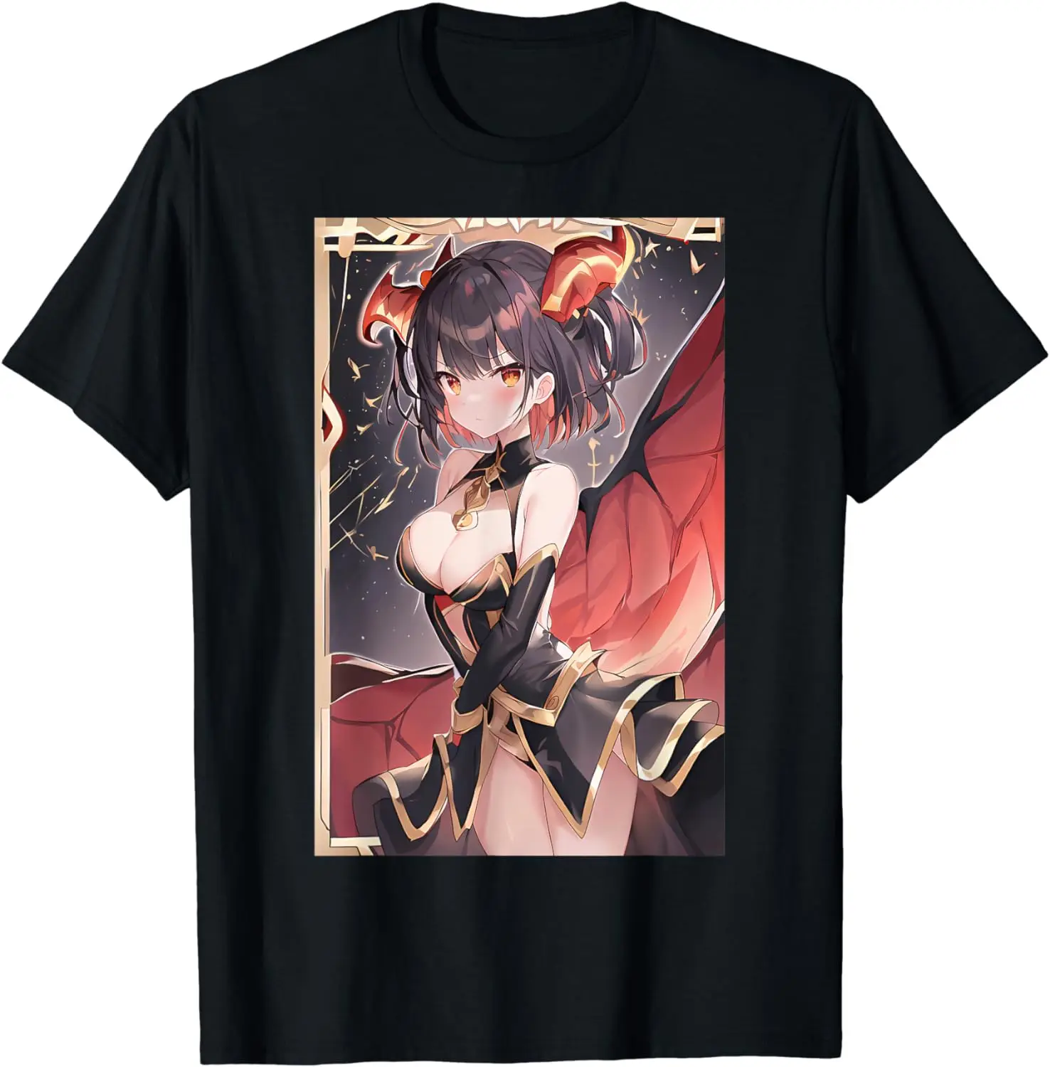 Cute Devil Girl Anime Aesthetic T-Shirt