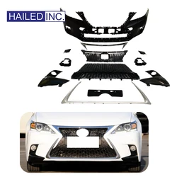 Car front bumper combination kits F-sport moulding radiator grille foglamp automotive bodykit systems for Lexus CT200h 2014 15