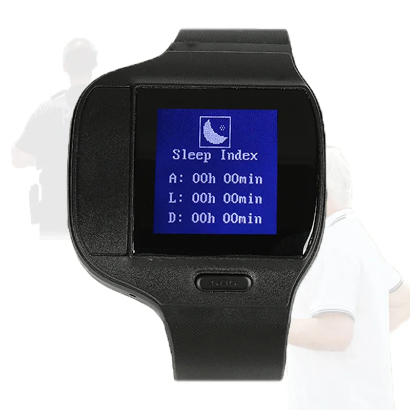 Smart Medical Watch 4G Bluetooth hartslagpolsband voor oude man met tweerichtingsgesprek en sirene luid alarm