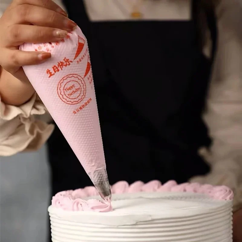 20/40/60/100PCS Thick Disposable Pastry Bags DIY Cake Cream Decoration Piping Bag Icing Bag Baking Supplies Pastry Sleeves