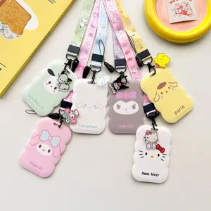 Sanrio Hello Kitty Cinnamoroll Lanyard Melody for Chaves, ID card, bus, Badge Holder Gymnasium, neck strap, hanging rope, Lariat for the mobile phone 8 Main Sales Identification Crach - №6