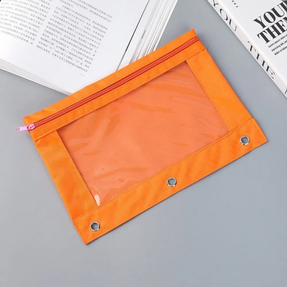 1 Pc Oxford Cloth B5 File Folders Portable Pencil Storage Bag Durable Test Paper Folder Document Bag Document Bag