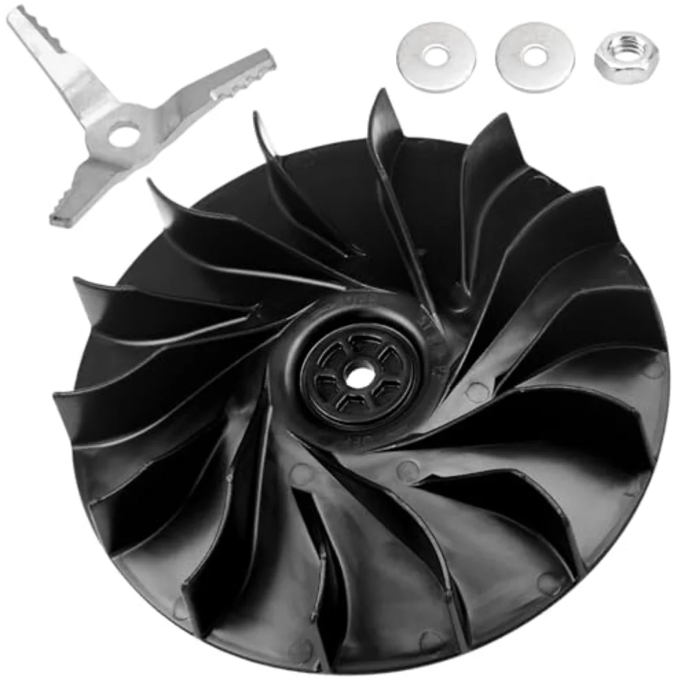 Plastic Impeller Fan Wheel For BG56 BG86 SH56 SH86 Leaf Blower Vacuum Shredder 167mm Diameter Garden Power Equipment Parts