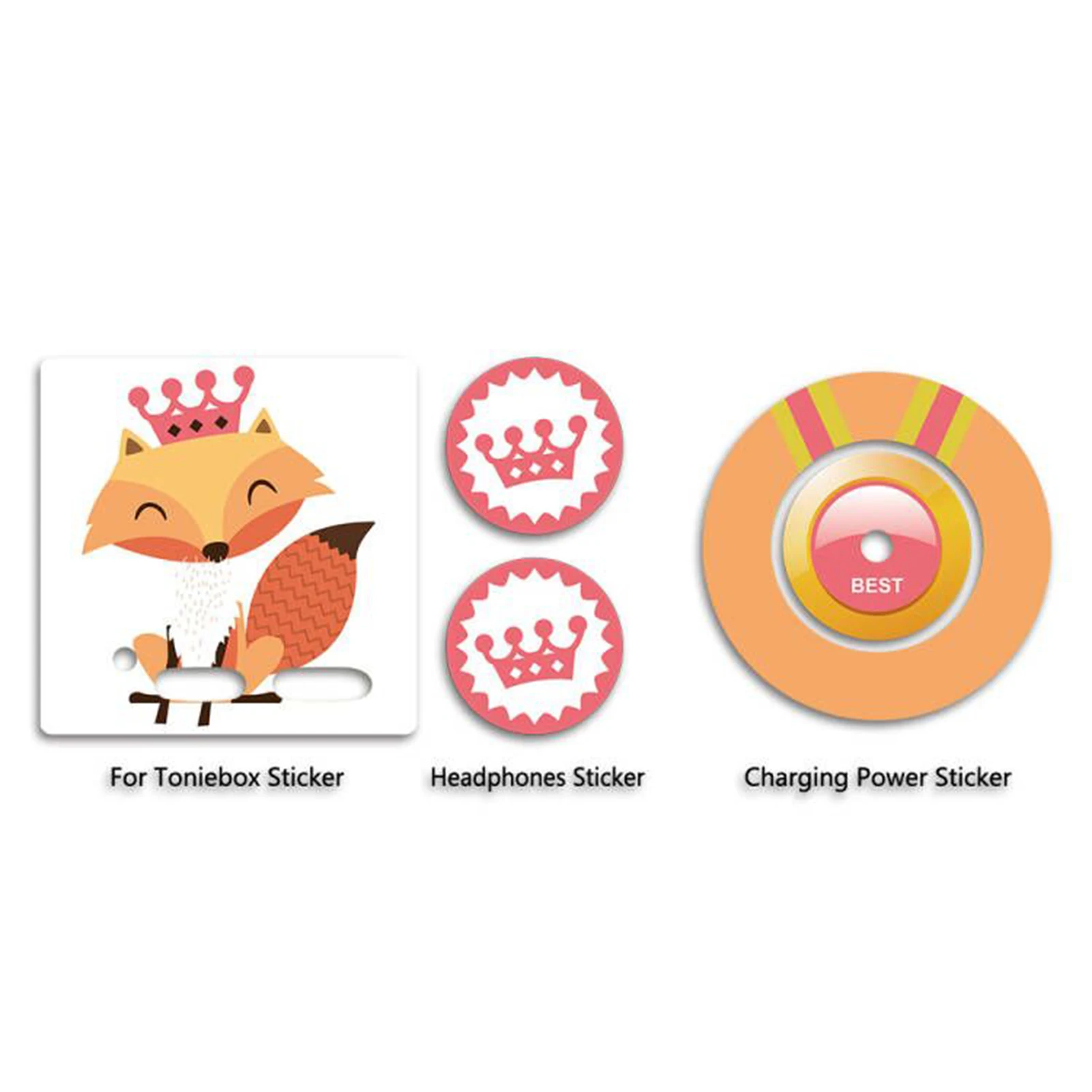 Для Toniebox стартер Динамик Наушники декоративная пленка стикер мультяшный милый самоклеящийся защитный чехол стикер аксессуары