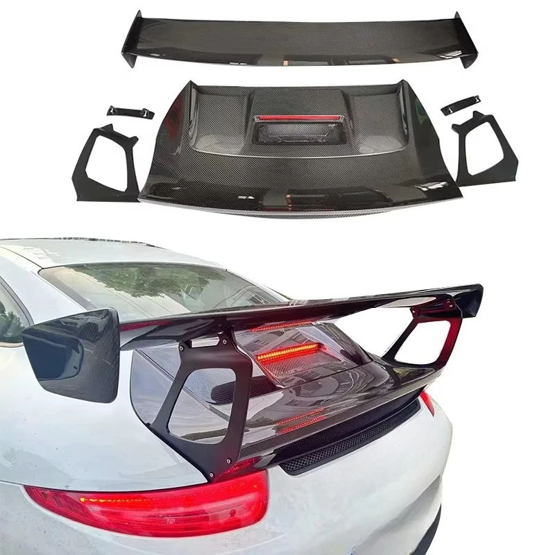 

Спойлер для 911 991 GT2RS, автомобильный сухой спойлер из углеродного волокна, задний спойлер багажника, крыло для 911 991.1 991.2, детали для тюнинга Carrera