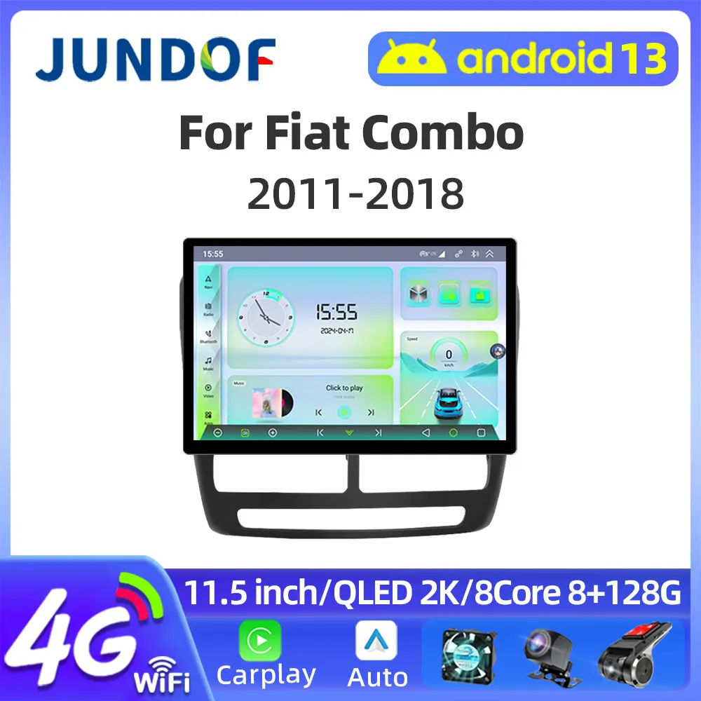 

Android 13 Car Radio GPS Navigation For FIAT Doblo Opel Combo Tour 2010 2011 2012 - 2015 2018 Stereo Video Player Carplay Auto
