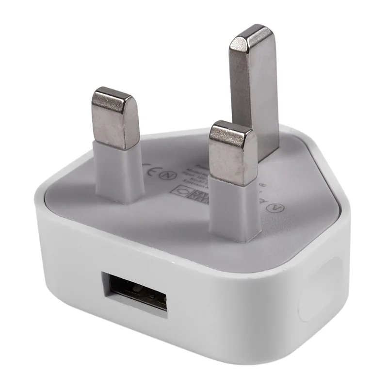 

ABKN-6X Универсальная USB-штекер, 3-контактный настенный адаптер для зарядного устройства с USB-портами, дорожное зарядное устройство для зарядки телефона Ipad (1 порт)