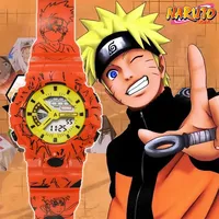 Anime Naruto Child Digital Wristwatches Toys Sports Kids Watches Luminous Clock Itachi Peripheral Electronic Watch Boys Gifts