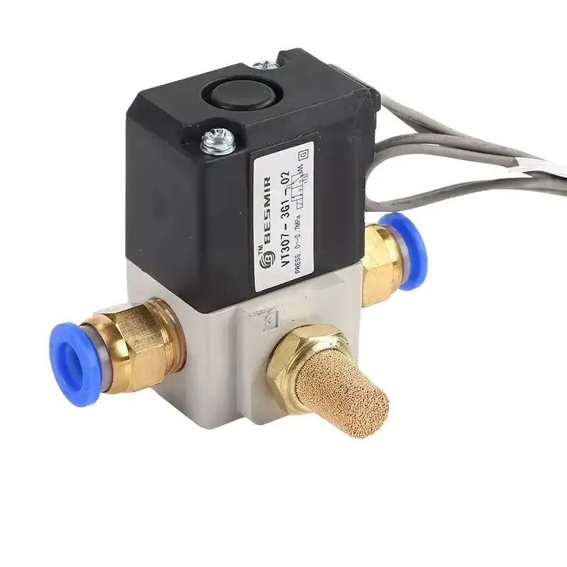 VT307/VT307V-3G1/4G1/5g1/6G1-01/02 Pneumatic High-Speed 2/3-Way Vacuum High-Frequency Negative Pressure Solenoid Valve