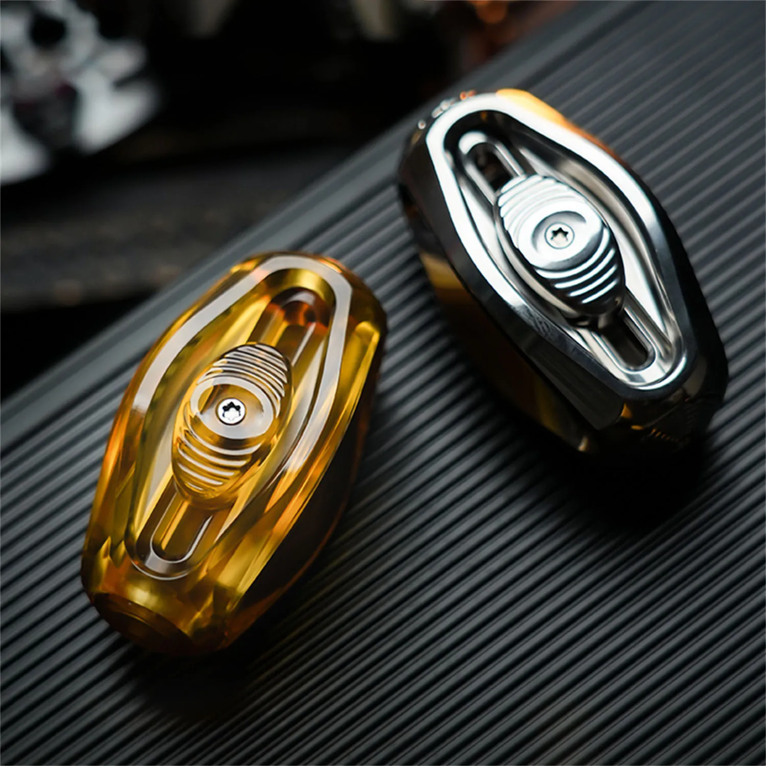 

NAYICI Olive Fidget Slider Mechanical structure Stainless steel Fingertip Gyro EDC Decompression Toys