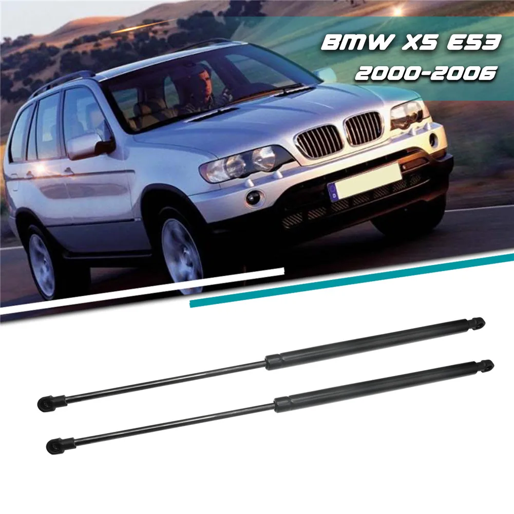 2Pcs/set Rear Trunk Tailgate Window Gas Spring Struts Shock Absorbe Lift Support Rods For BMW X5 E53 2000-2006 Accessories