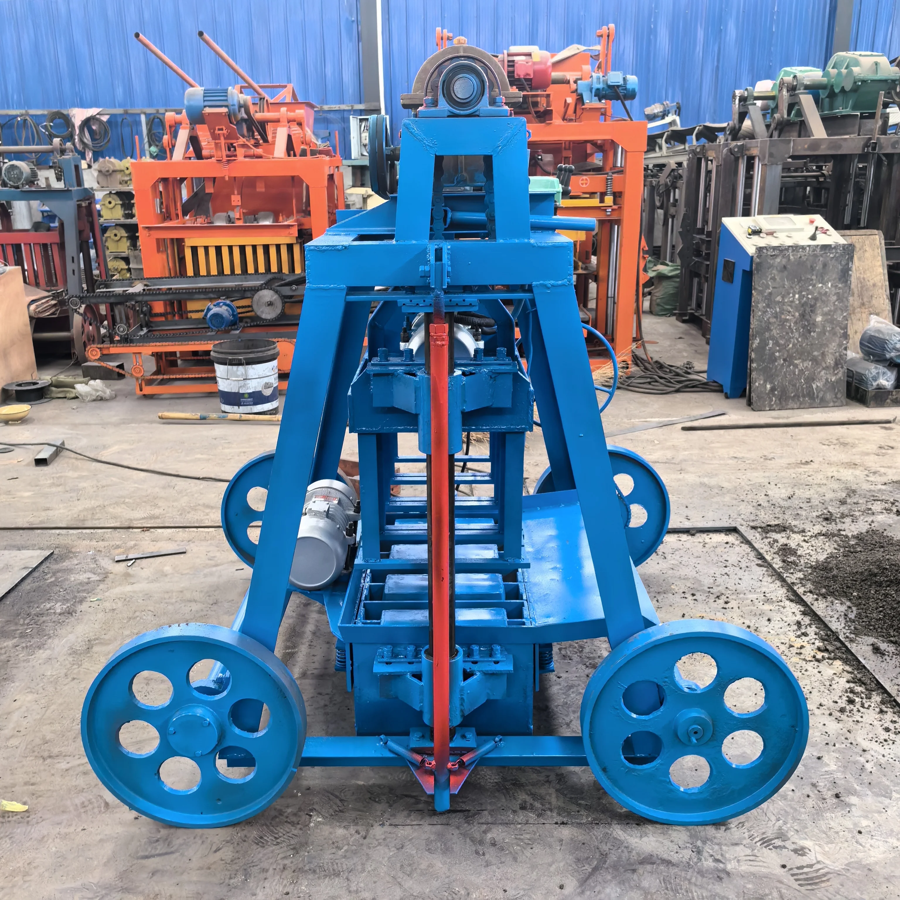 Block Machine Concrete Block Machine Stone Split Mud Clay Brick Making Machinery