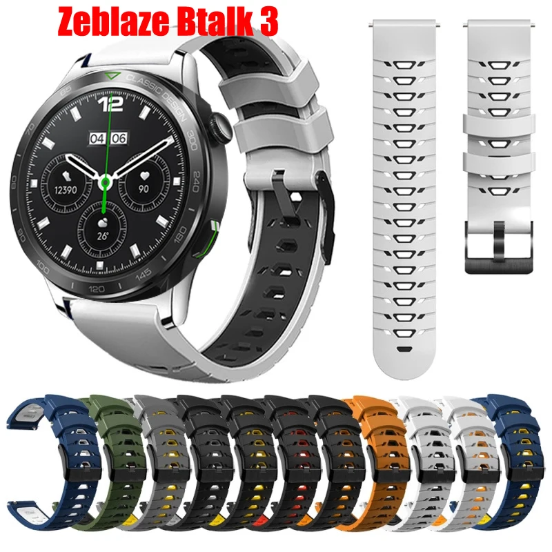 

22mm Smart Watch Band Straps for Zeblaze Btalk 3 Wristband for Zeblaze Btalk 3 Watchband Bracelet