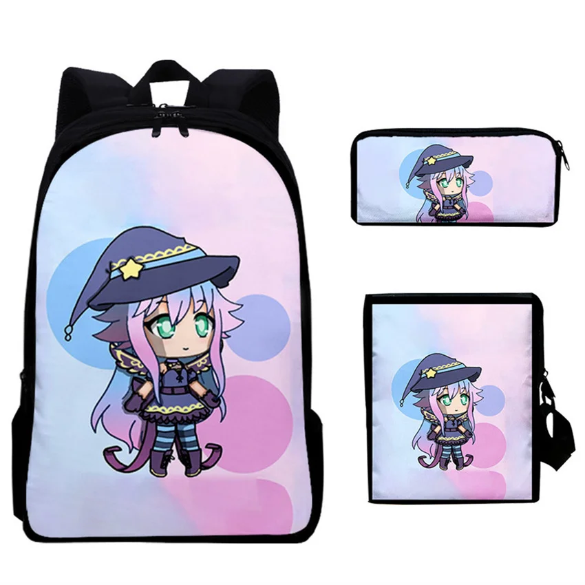 Anime Gacha Life children Backpacks Cartoon 3d Printed School Bags Boys Girls Primary Schoolbag Students Backpacks Gifts