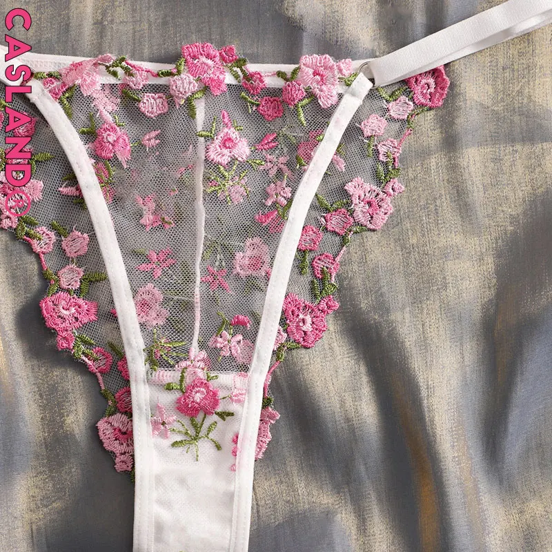 Immagine 7: Set di reggiseni Sexy sfoderati per le donne Ultra sottile trasparente See Through Bralette Set bracciali Push Up con ferretto Mujeres perizoma vendita