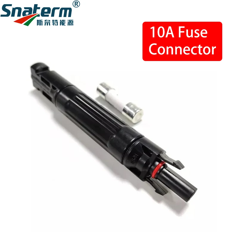 Fotovoltaïsche connector 10A 15A 20A 30A DC-zekering Zekering 1000V zonne-connector met inline-zekering voor zonnepaneelsysteem TUV waterdicht