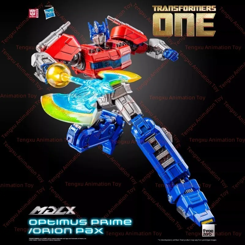 Original Threezero 3A MDLX Orion Optimus Prime Parks Transformation Toy Movie Origin Action Figure Robot Collection Gift