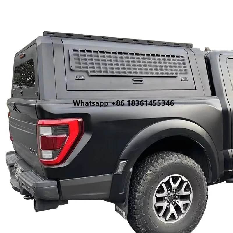 

F150 Customized Hard Aluminum Canopy Waterproof Concealed Hinge Anti-rusted Pickup Truck Bed Cover