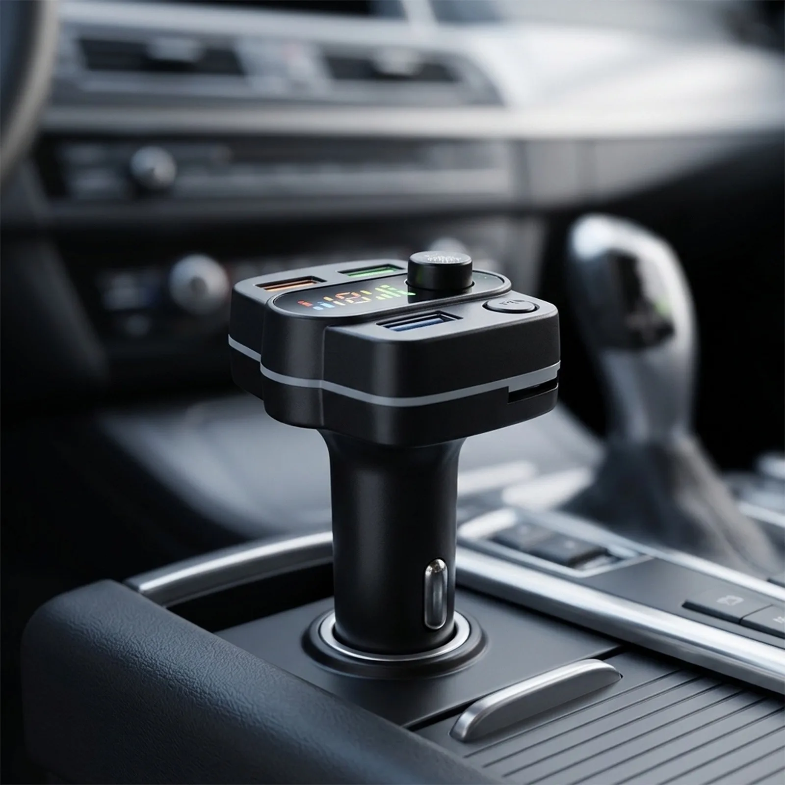 Car Accessories ABS Material Car for mp3 Player ABS Shell Material Full Frequency Transmission Multiple Output Ports