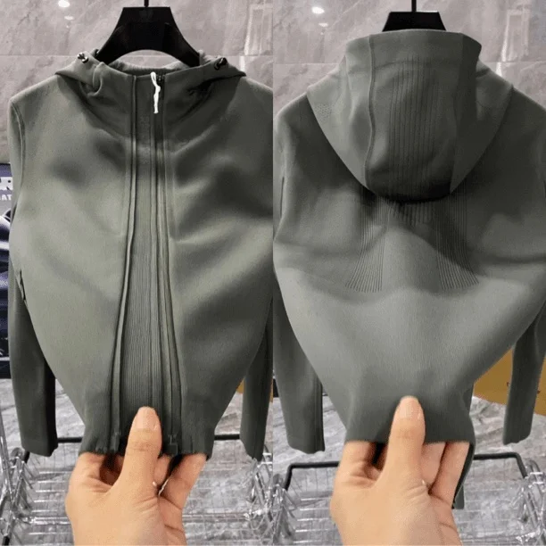 

Модная мужская толстовка-худи в стиле пэчворк, однотонная, универсальная, повседневная, осенняя, новая модная модель, приталенный крой, длинный рукав