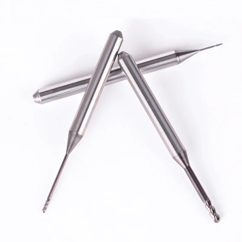UCHEER 1pc/set cad cam dental burs Roland Milling Cutter DLC/DC Coating for Zirconia Block Available  0.6mm, 1.0mm, 2.0mm