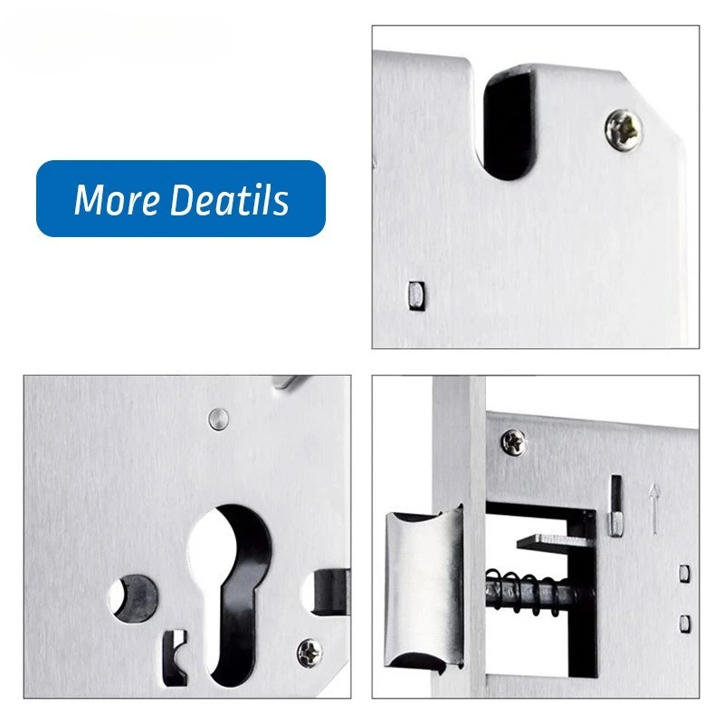 نموذج جسم قفل نقر 5572 6072، مسمار ديدبولت عالمي مزدوج اللسان للقفل الذكي والقفل الميكانيكي