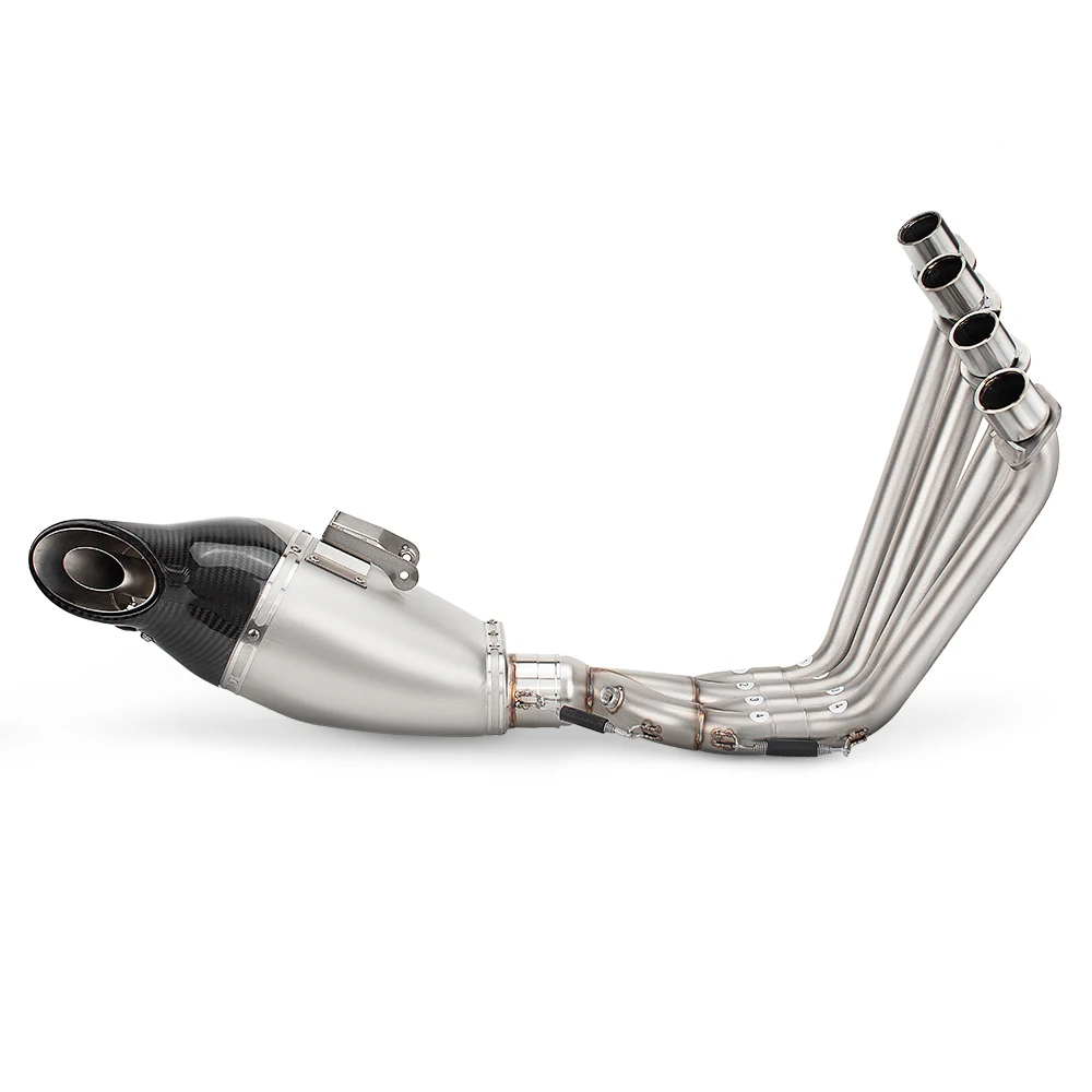 

Для Honda CBR650R CB650F CB650R CBR650F 2014-2024 полная система модификация гоночной линии мотоциклетная выхлопная передняя соединительная труба SH6R14 Slip