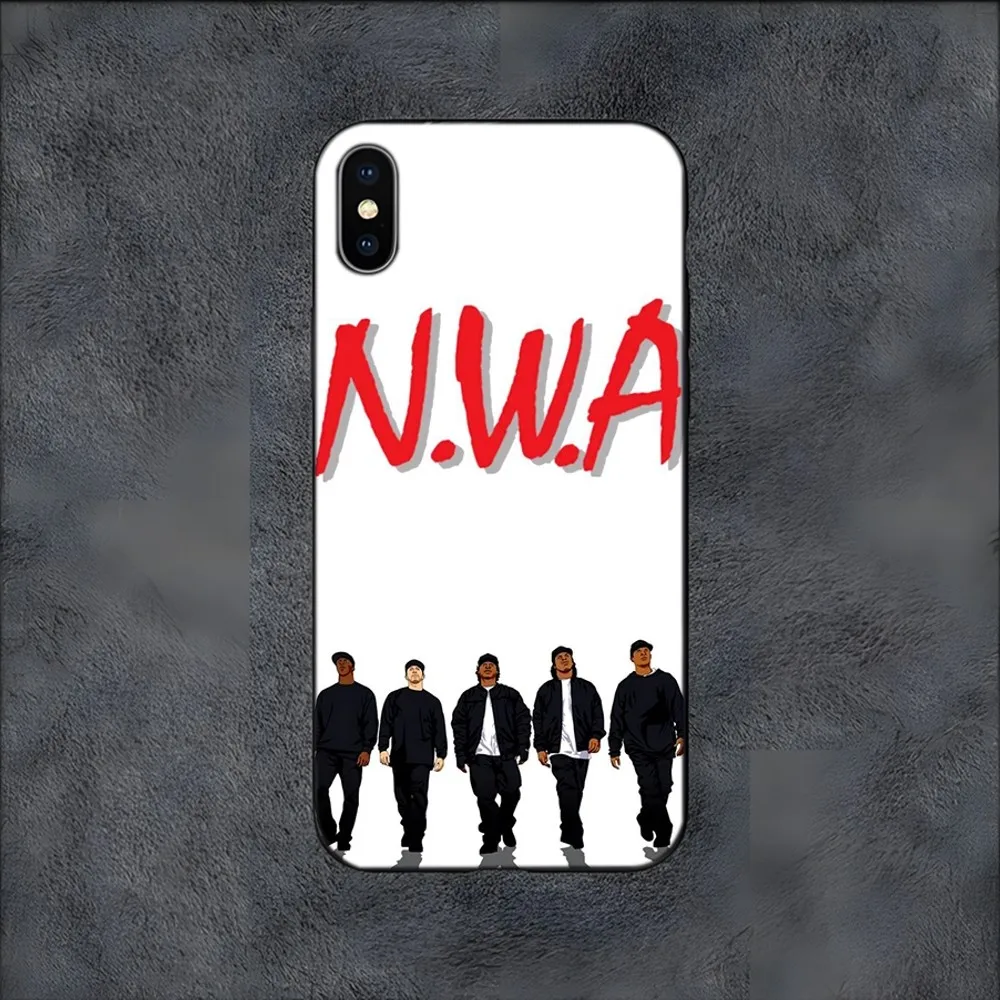 NWA Rap N-Niggaz Wit Attitudes Capa de telefone para Samsung S21, S22, S23, S30, Ultra, S20, S30, Plus, S21 Fe, 10,9,5G Capa de silicone