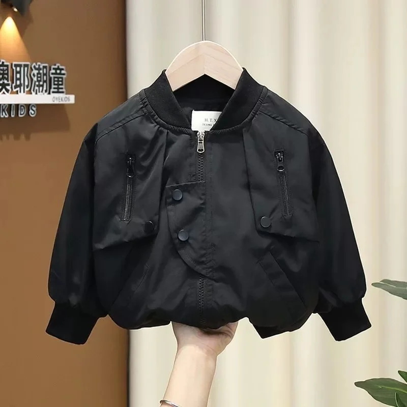 

Boys Jacket Windproof Shock Clothes 2025 New Spring and Autumn High Quality Kids Outdoor Top Halloween Christmas Kids Gifts