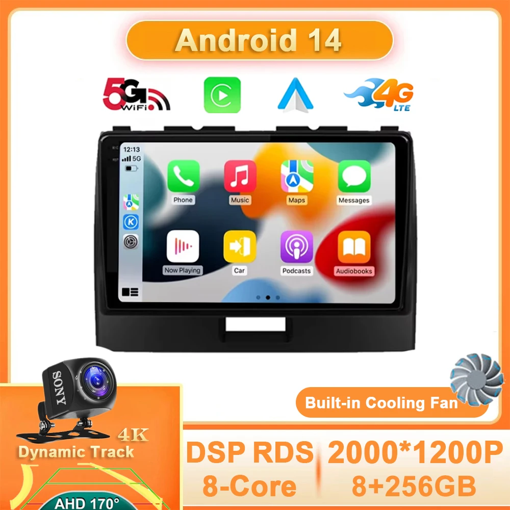 

Android 14 For Suzuki Wagon R 6 VI 2017 - 2021 Car Radio Multimedia Stereo Video Player Navigation 4G WIFI GPS 360 Camera QLED