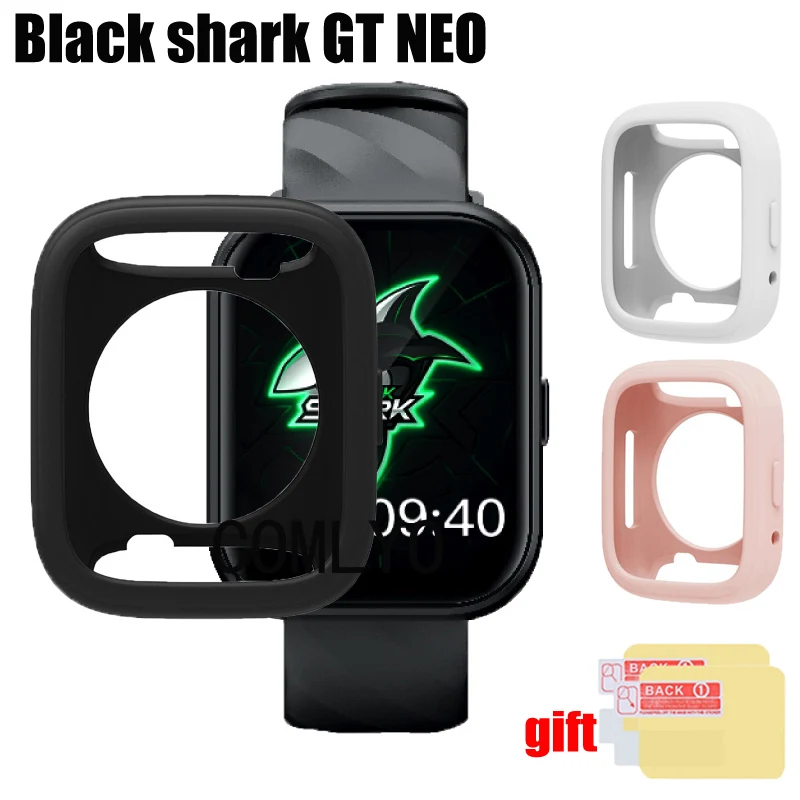 Защитный бампер для Black Shark GT NEO чехол для смарт часов, мягкие силиконовые чехлы с полупокрытием, защитная пленка для экрана