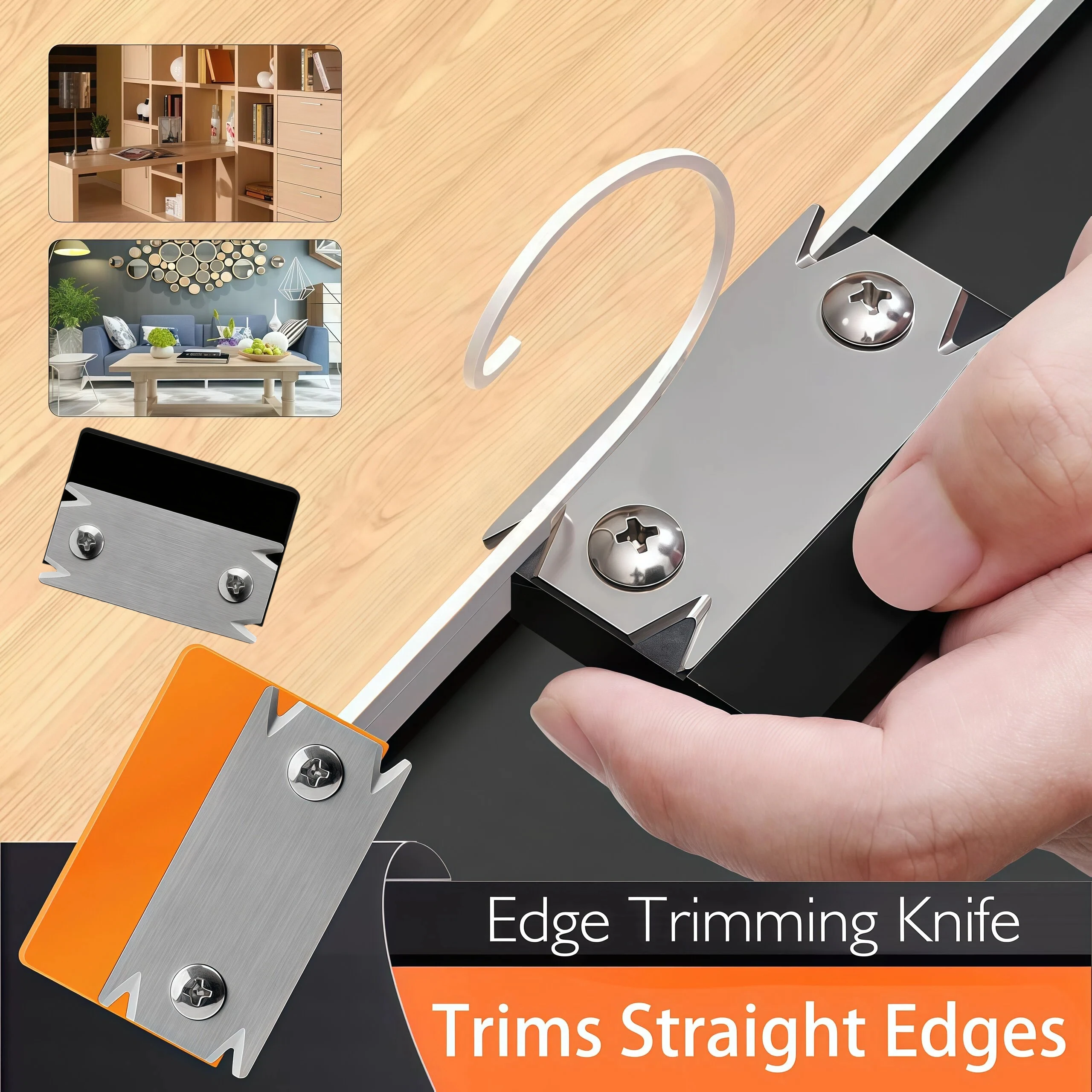 Woodworking Chamfering Machine Deburring Trimming Knife Edge Planing Special Wooden Board Right Angle Bading Tape Tool