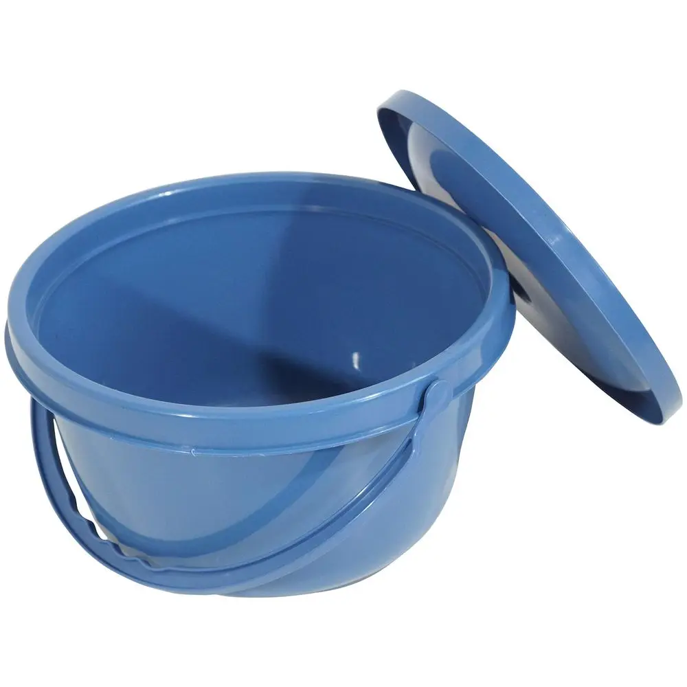 Picture 5: Lightweight Folding Bedside Commode with Removable Bucket and Anti Slip Feet Aid