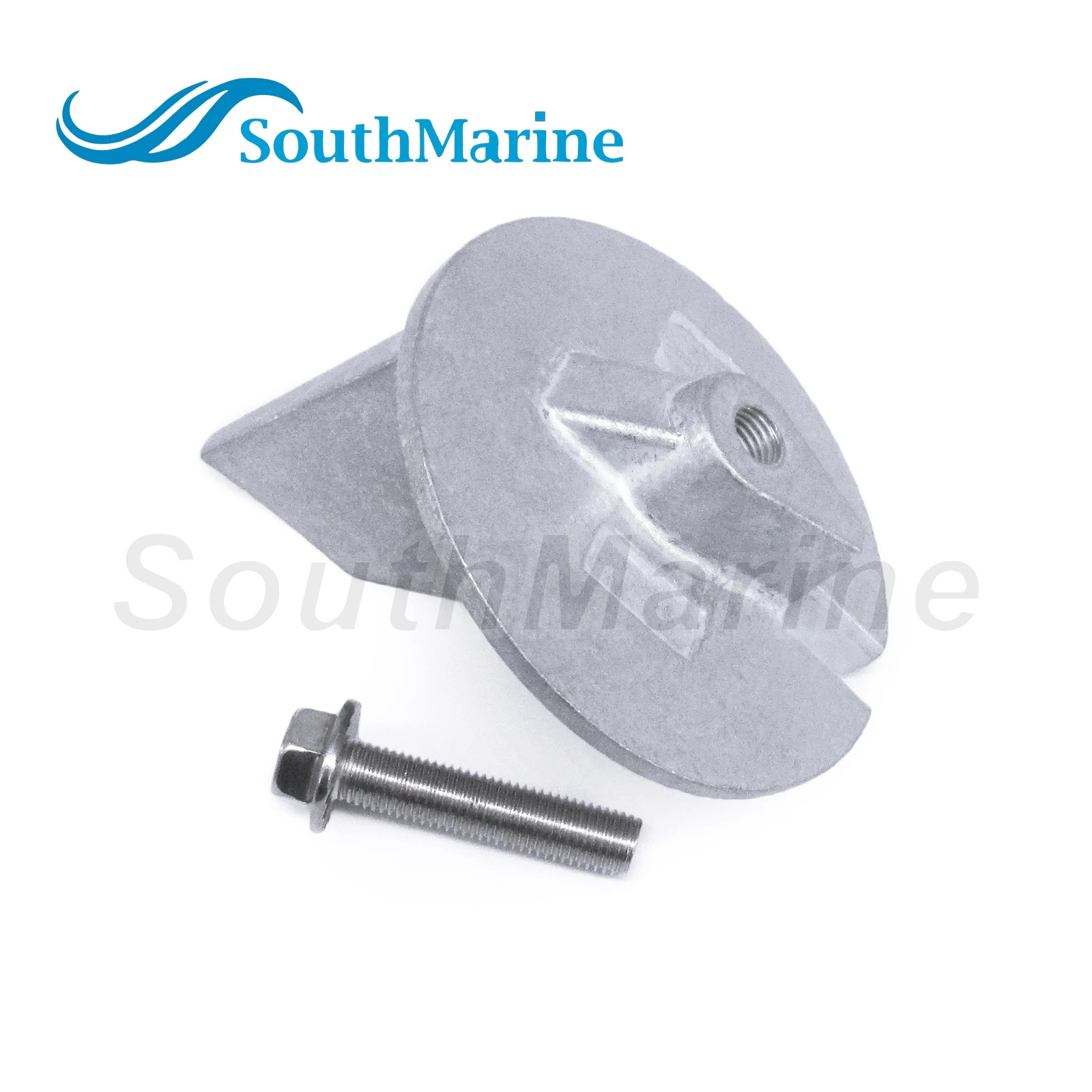 Outboard Engine 6E5-45371-01 18-6097 Aluminum Alloy Tab Trim Anode for Yamaha Boat Motor 115HP-225HP 2/4-stroke