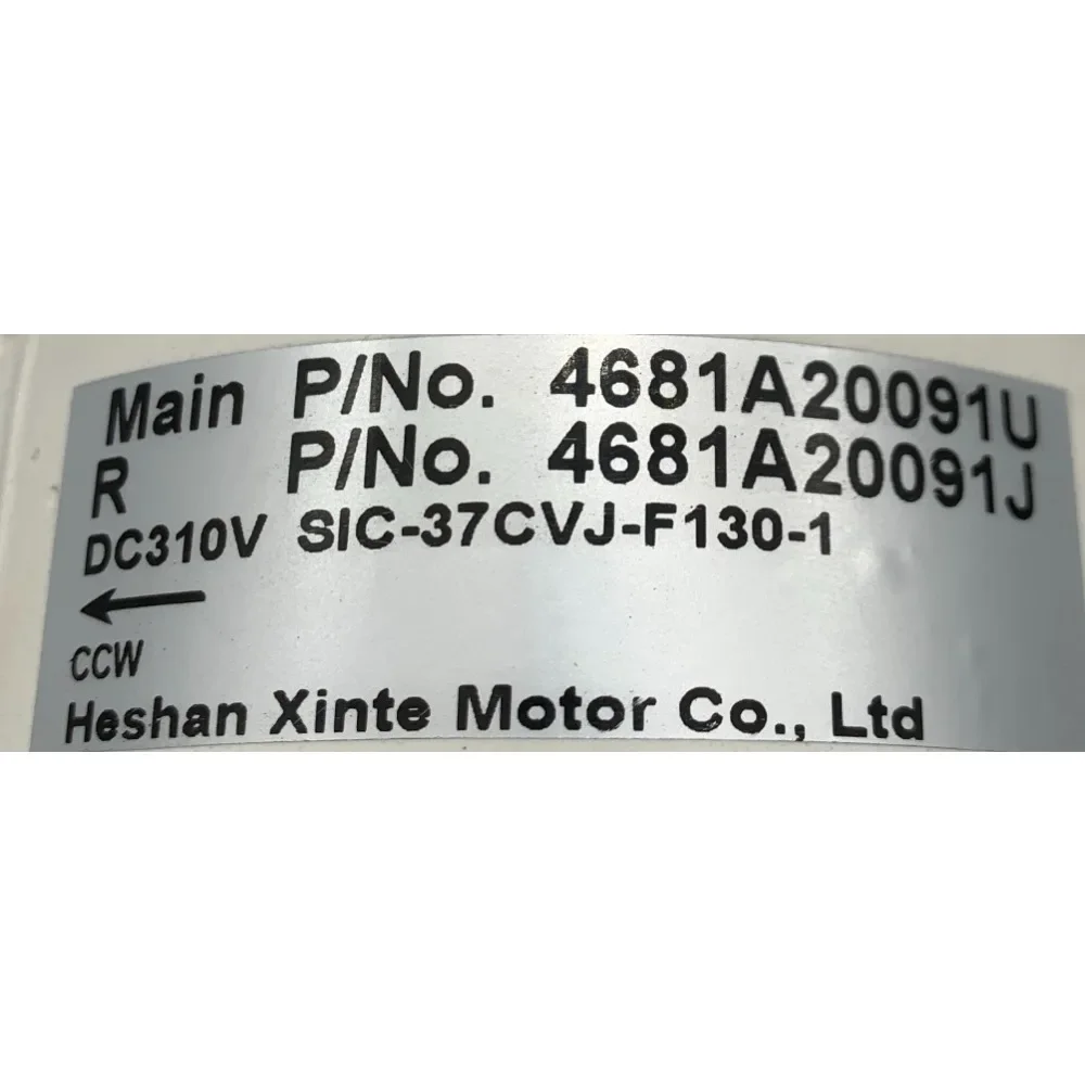 Fan Motor 4681A20091U Suitable For LG Air Conditioner Indoor Unit SIC-37CVJ-F130-1 4681A20091J DC310V Conditioning Parts
