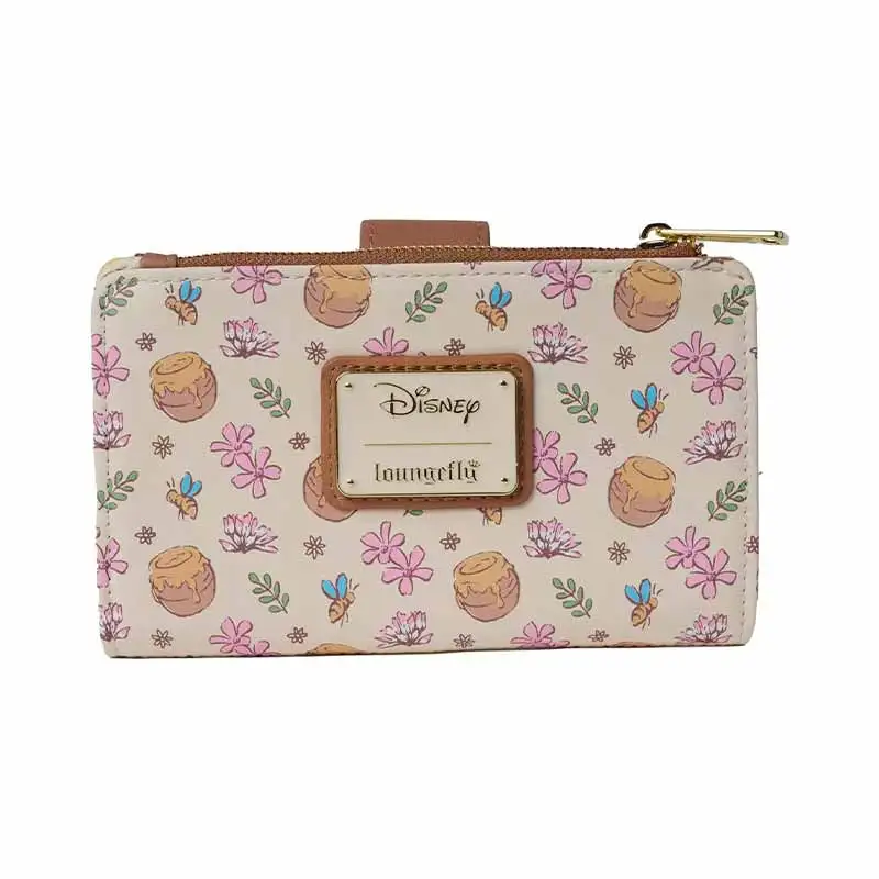 Dessin animé Disney série mignon ourson personnage d'anime porte-monnaie carte bancaire sac de rangement Portable périphérie cadeau Surprise pratique