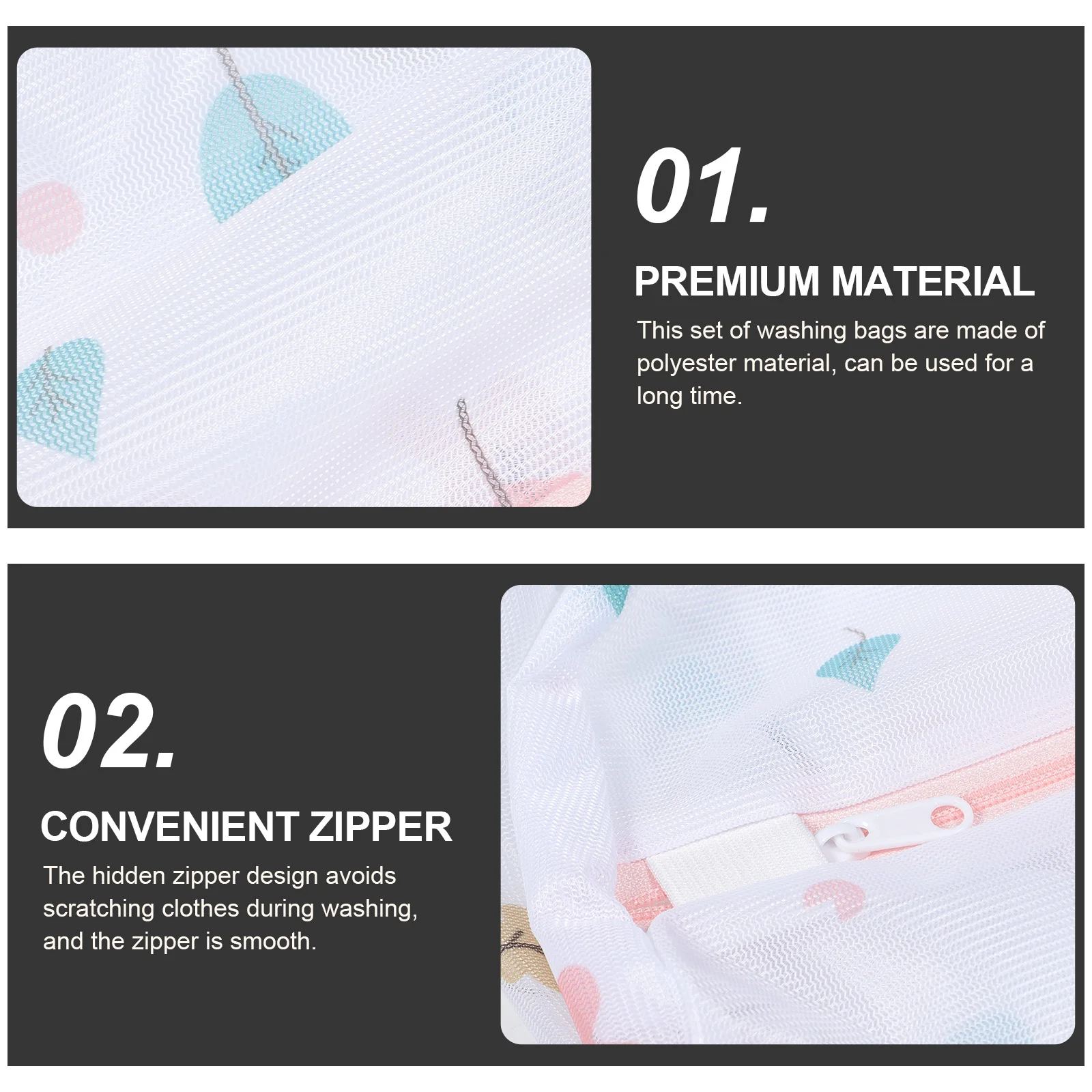 

7Pcs Mesh Laundry Bags Set Washing Machine Laundry Bags Different Sizes Travel Storage Organizer Delicates Bras Underwear