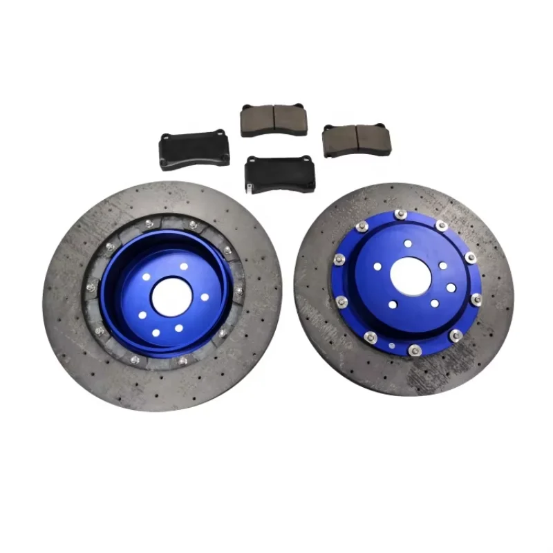 2 Piece Parting Upgrade Front Carbon Ceramic Brake Disc For Nissan GTR35